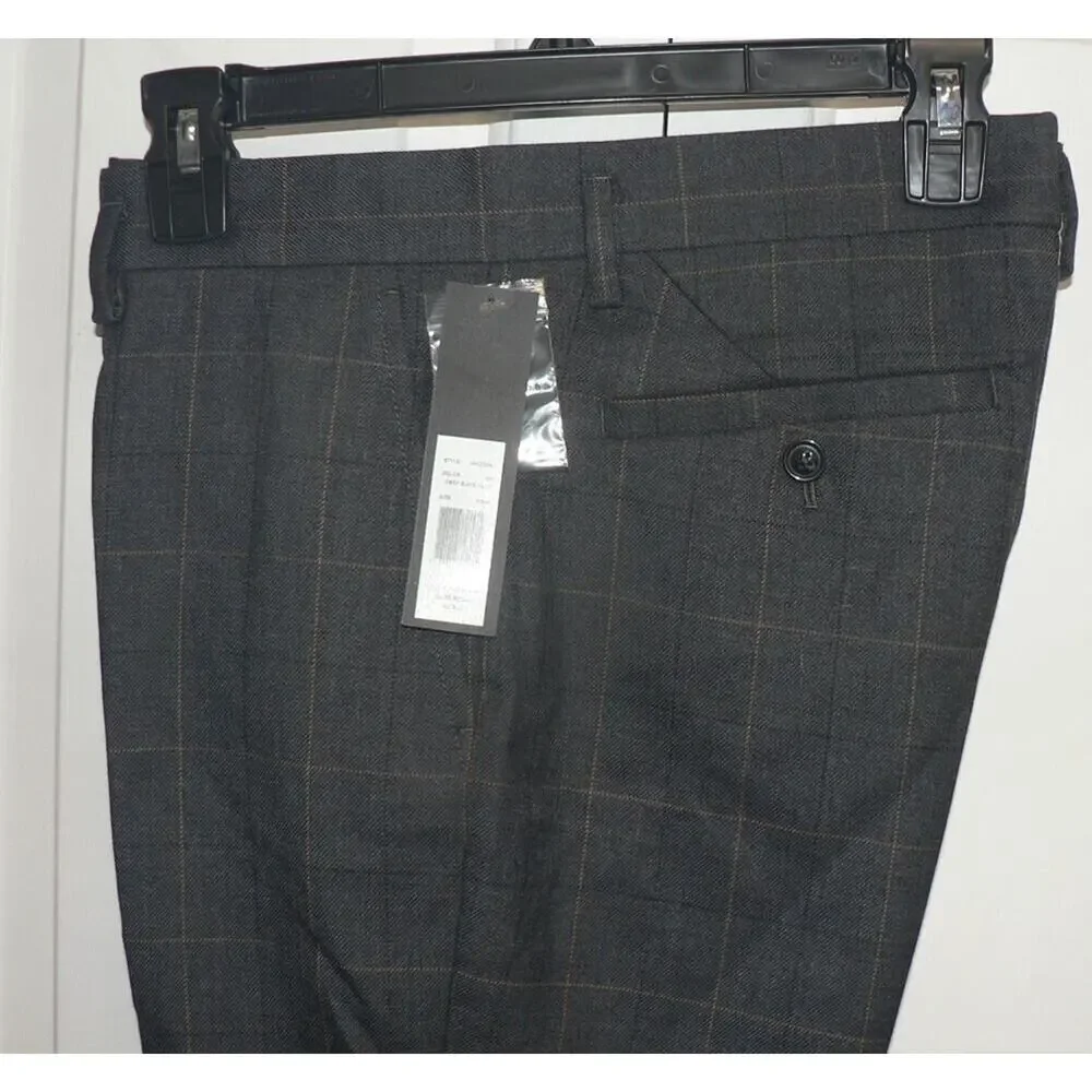 Marc By Marc Jacobs Martin Fit Skinny Pants in Deep Slate Multi 30x34 MSRP $278‎